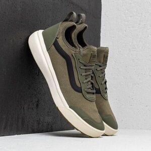 Vans UltraRange AC Knit Sneakers Shoes Green Mens 6.5 Skater Running Lifestyle